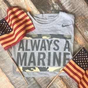 The Nike Tee Always a Marine size XXL